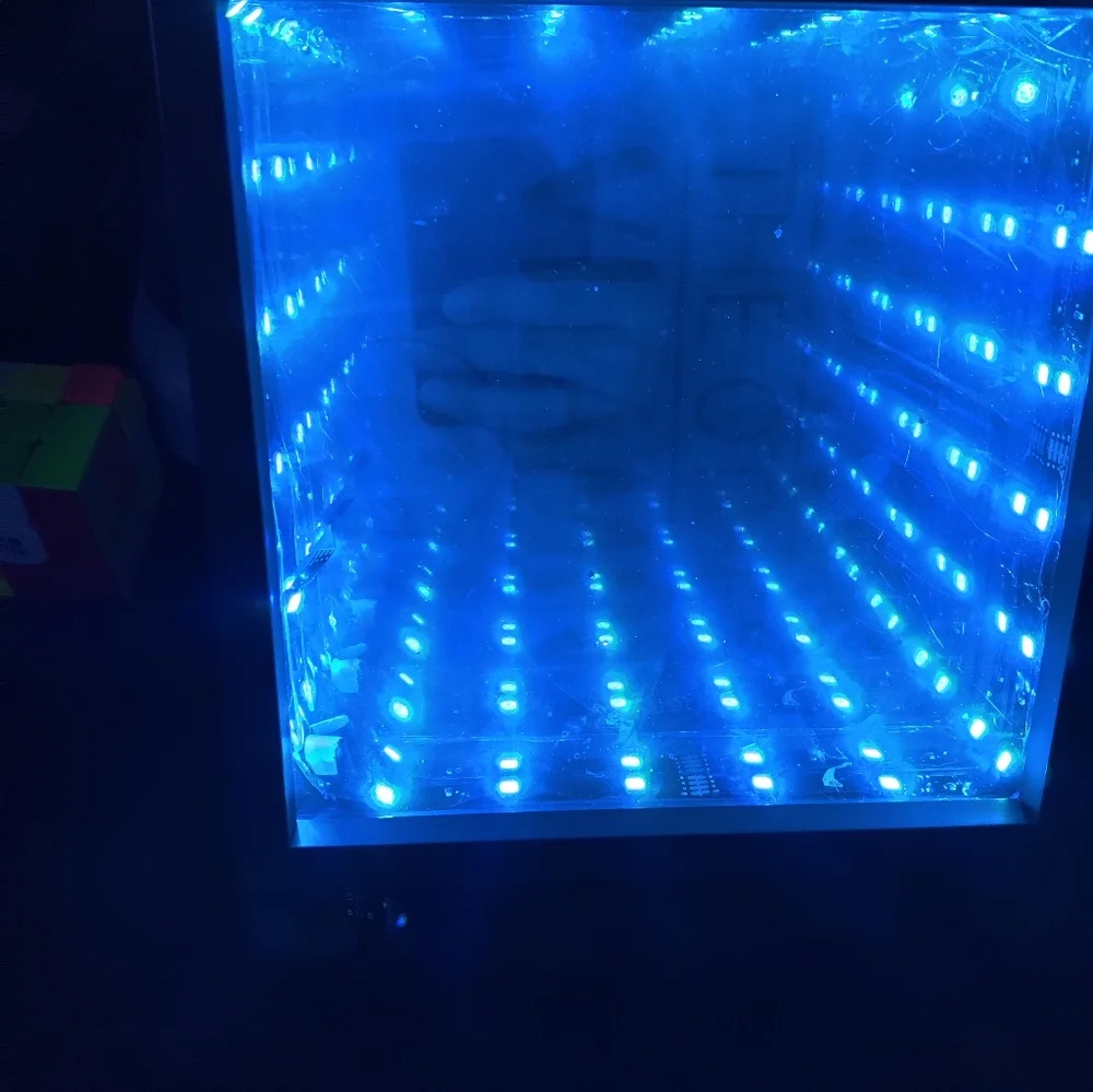 Hand made infinity mirror